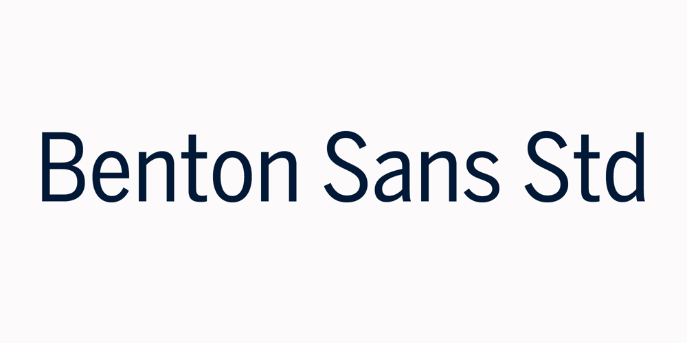Benton Sans font