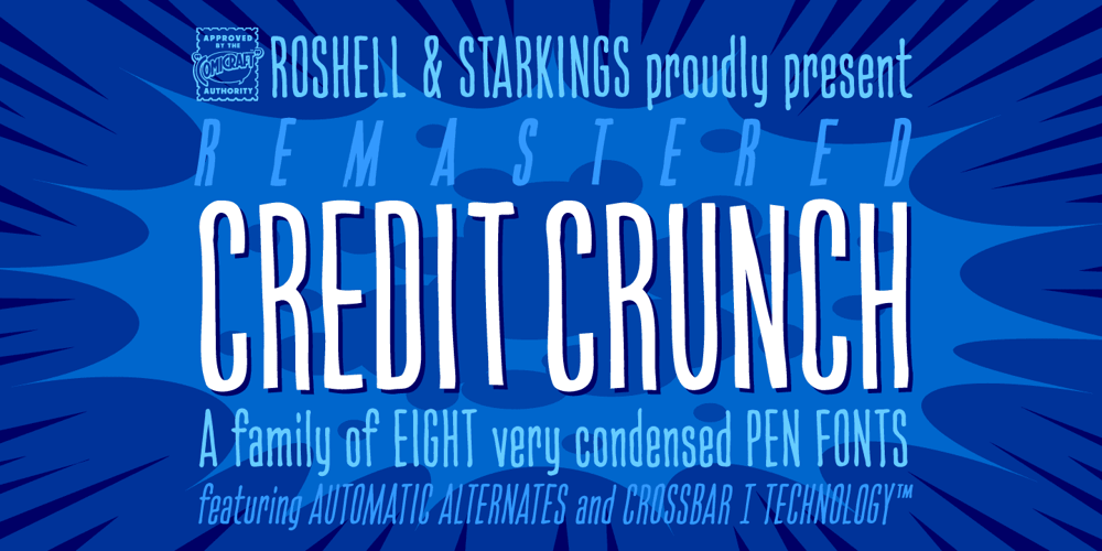 Credit Crunch font
