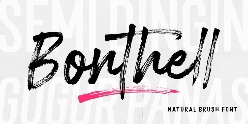 Bonthell font