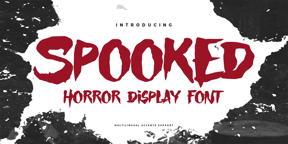 Spooked font