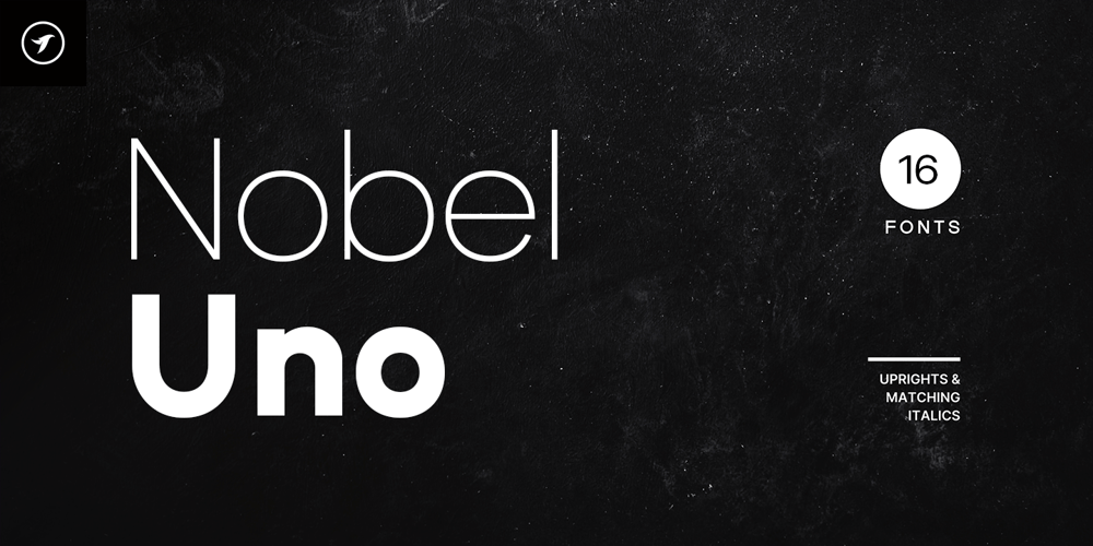 Nobel Uno font