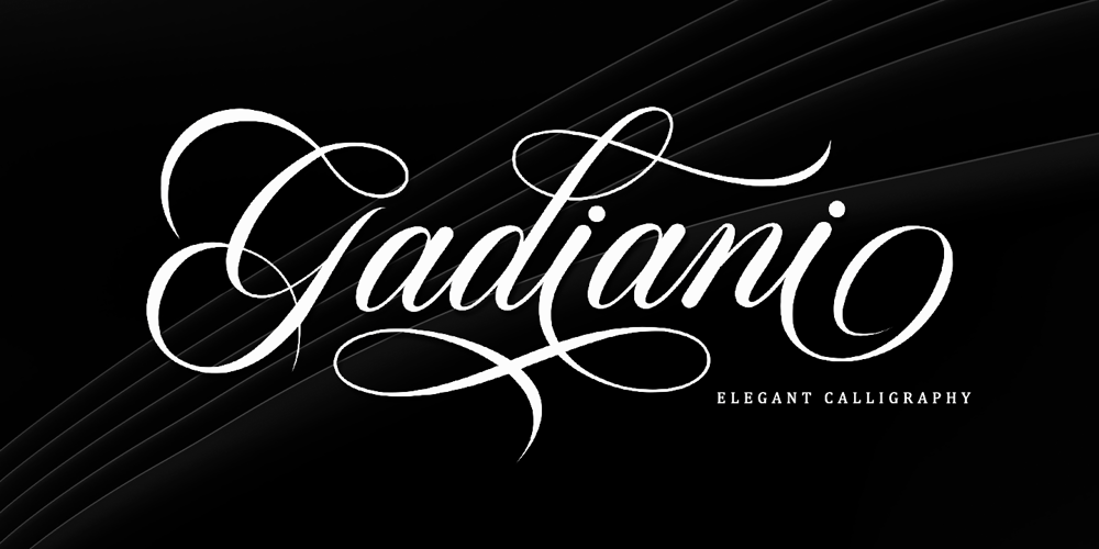 Gadiani font