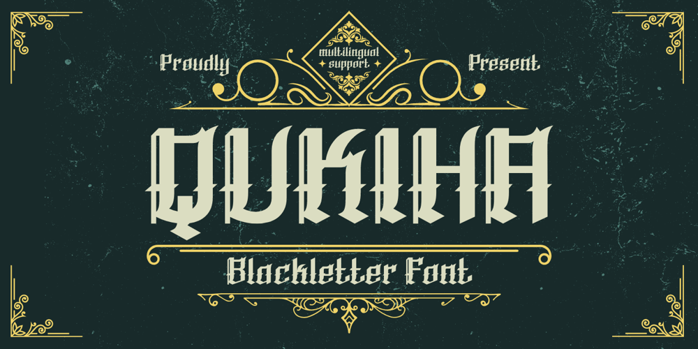 Qukiha font