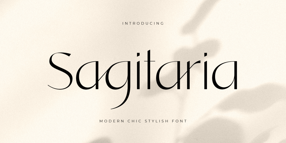 Sagitaria font