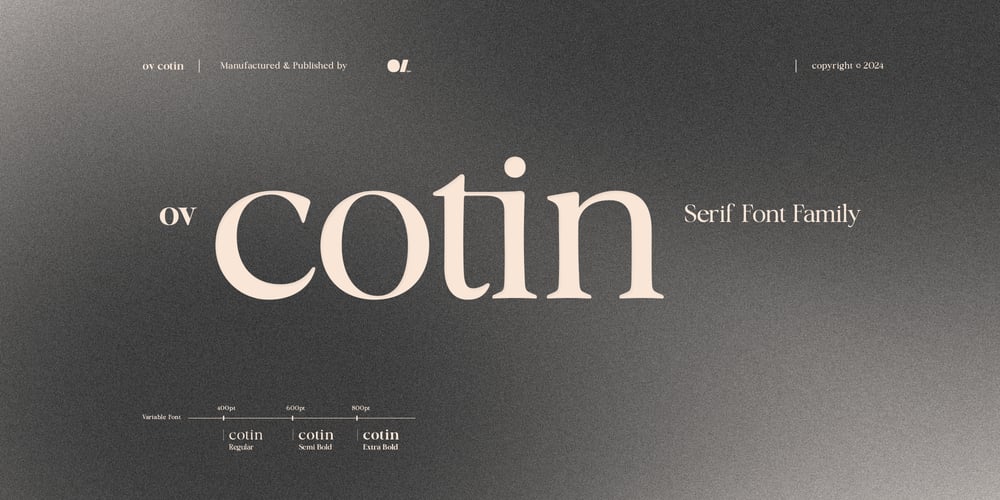 OV Cotin Serif font