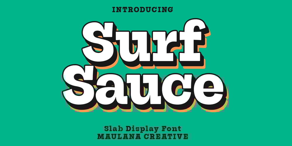Surf Sauce font