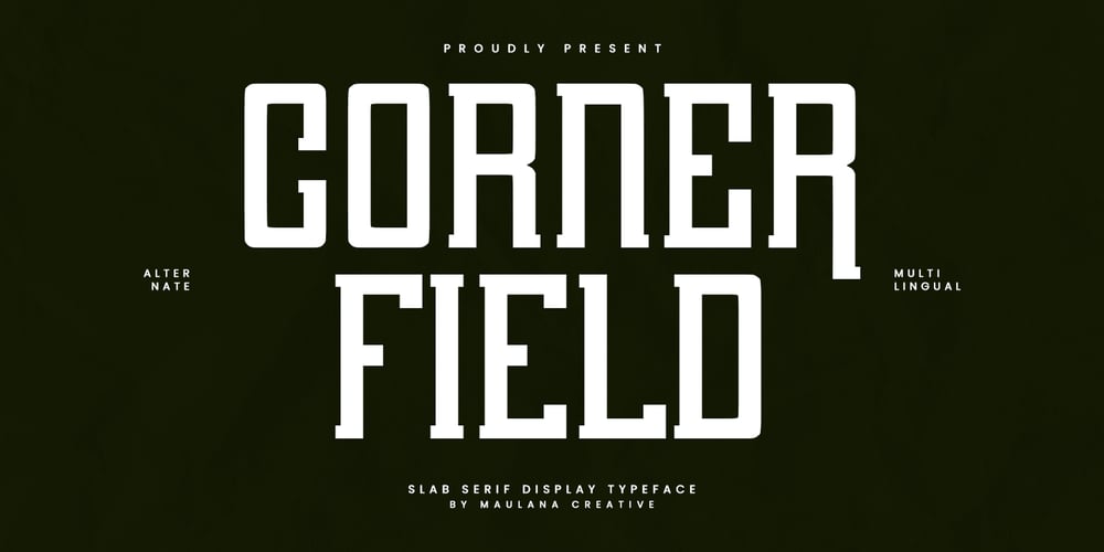MC Corner Field font