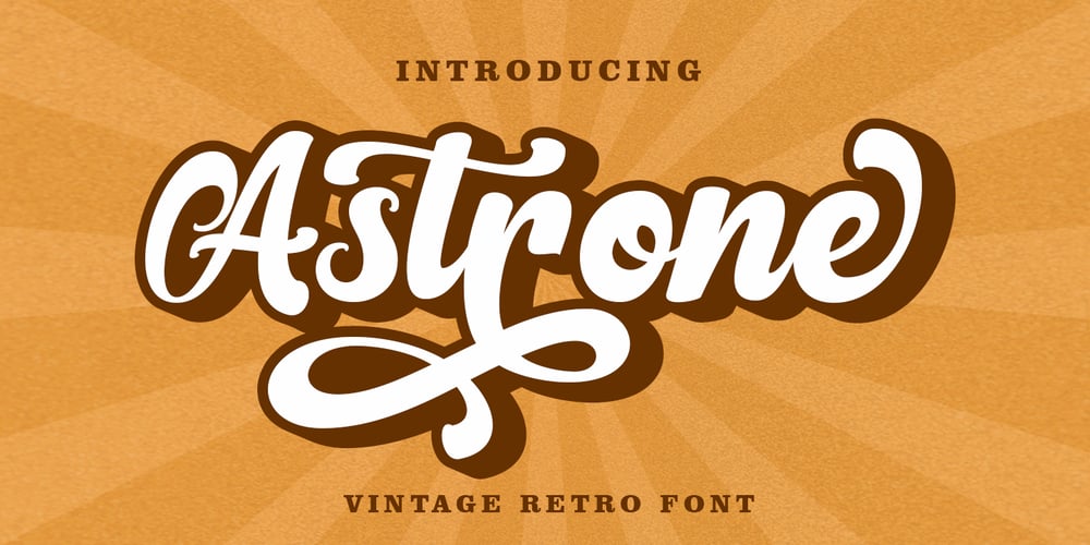 Astrone font