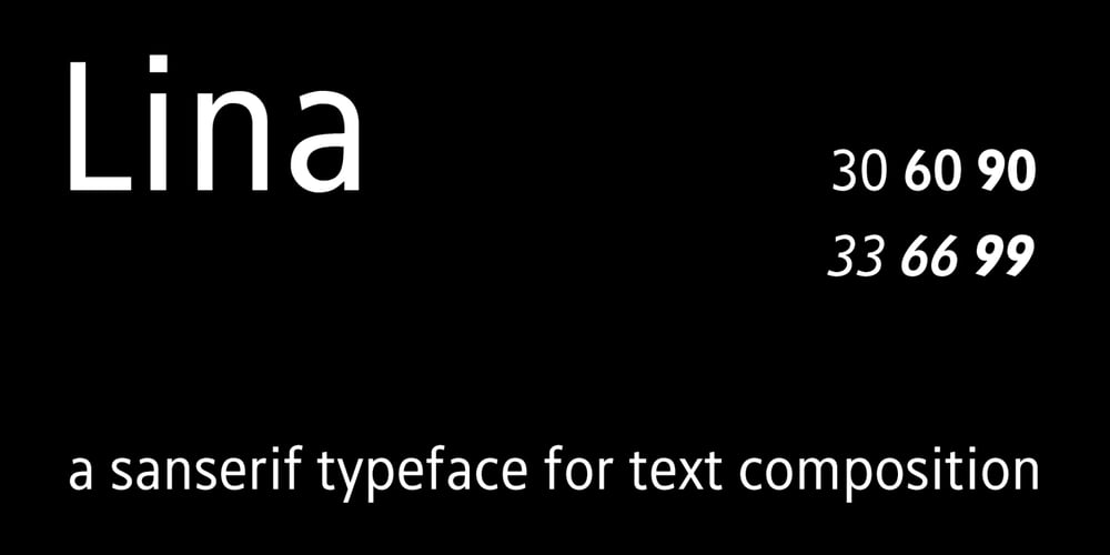 Lina font