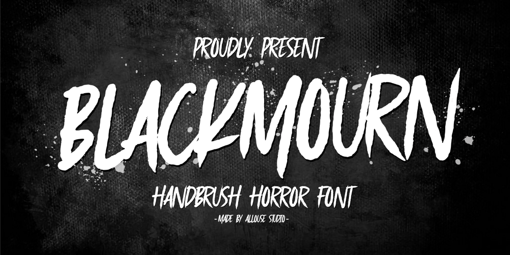 Blackmourn font