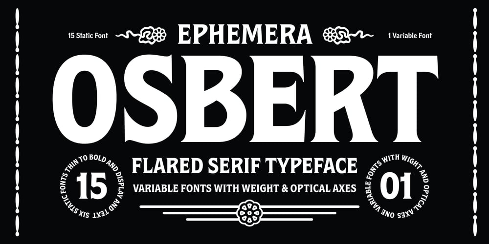 EFCO Osbert font