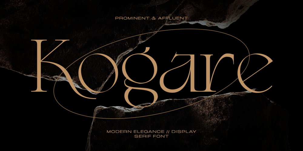 Kogare font