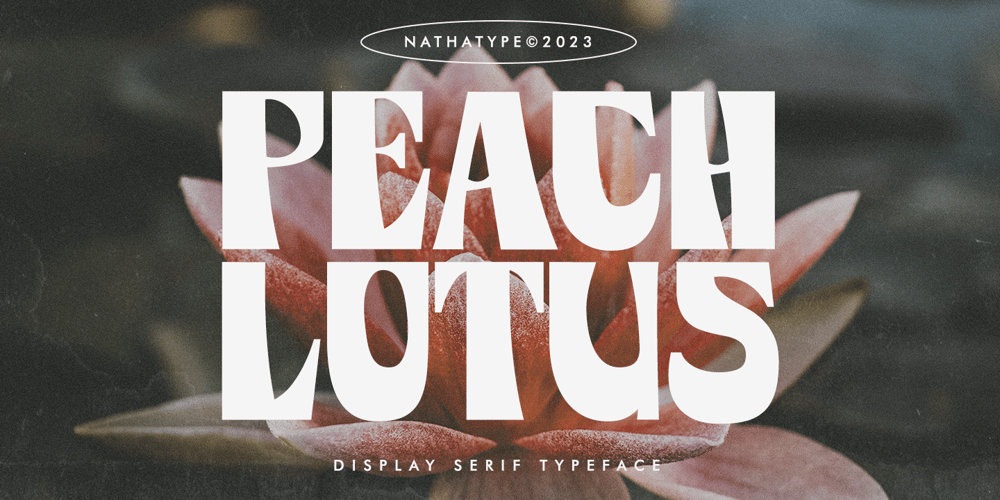 Peach Lotus font