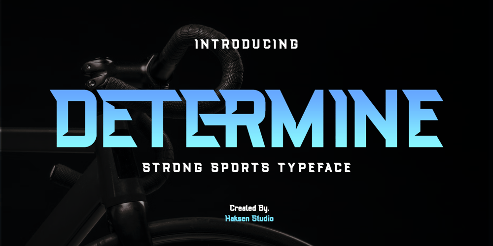 Determine font