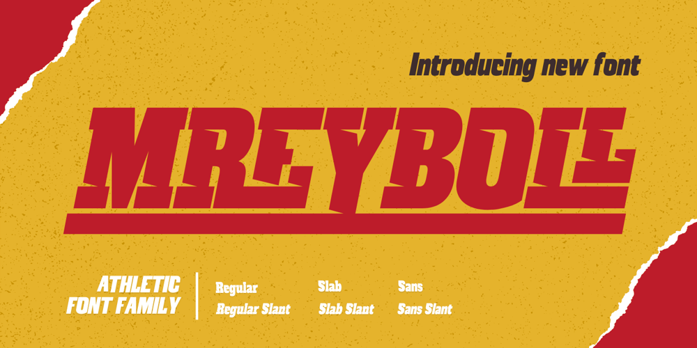 Mreyboll font