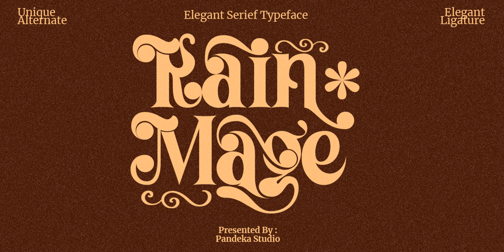 Rain Mage font
