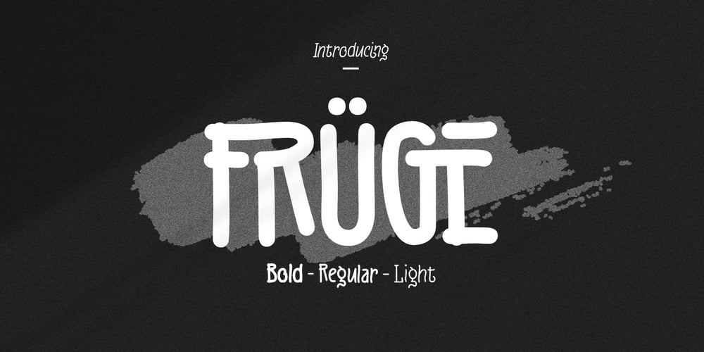 Fruge font