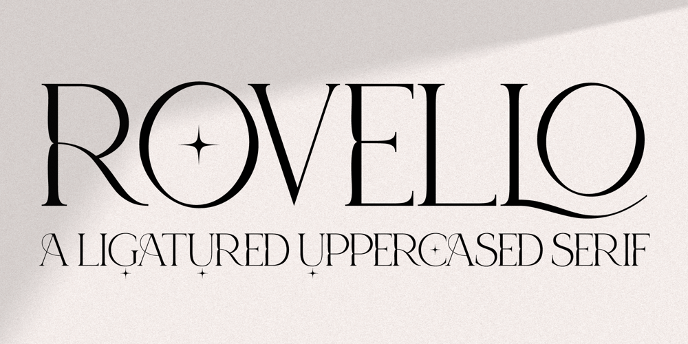Rovello Serif font