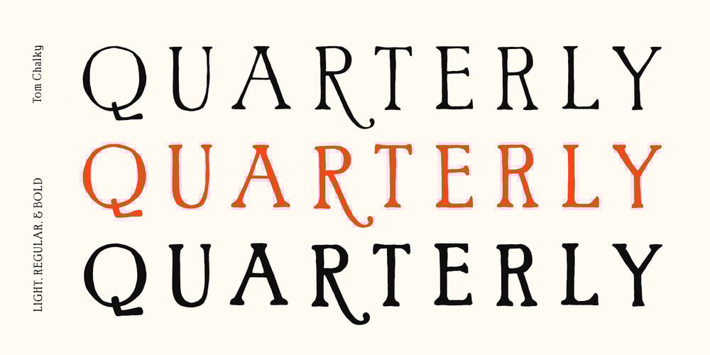 TC Quarterly font