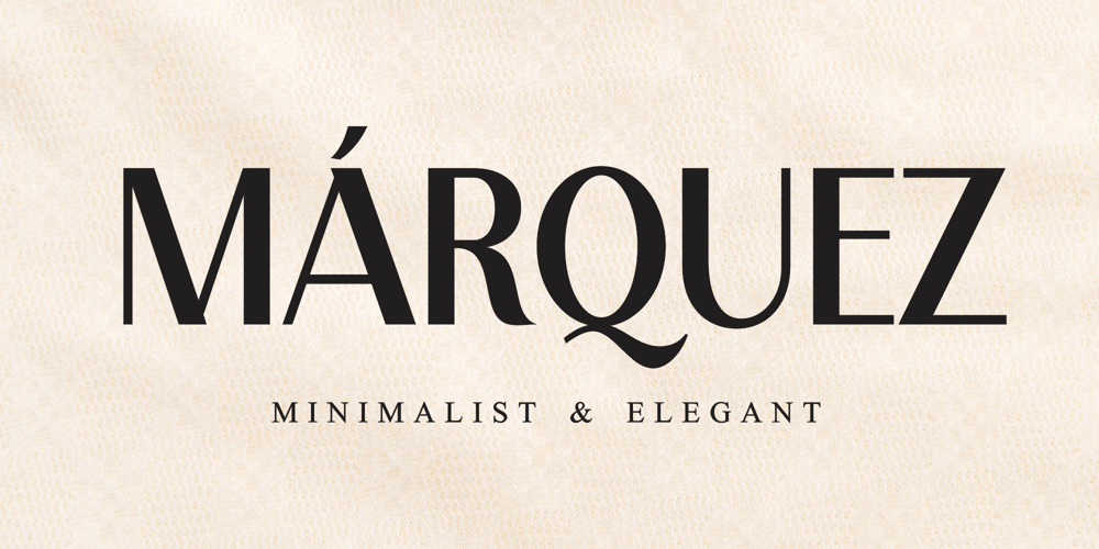 Marquez font