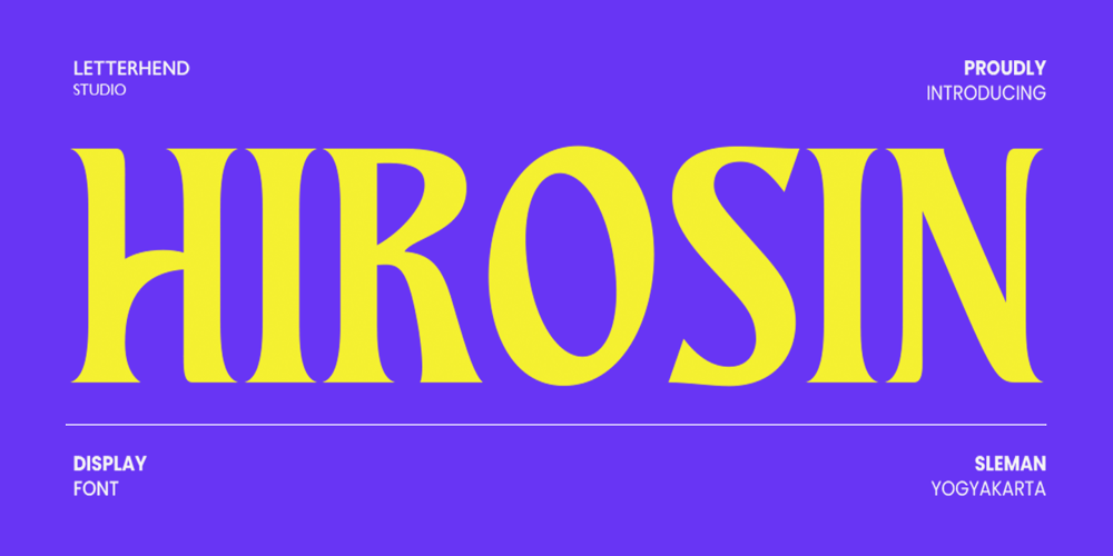 Hirosin font
