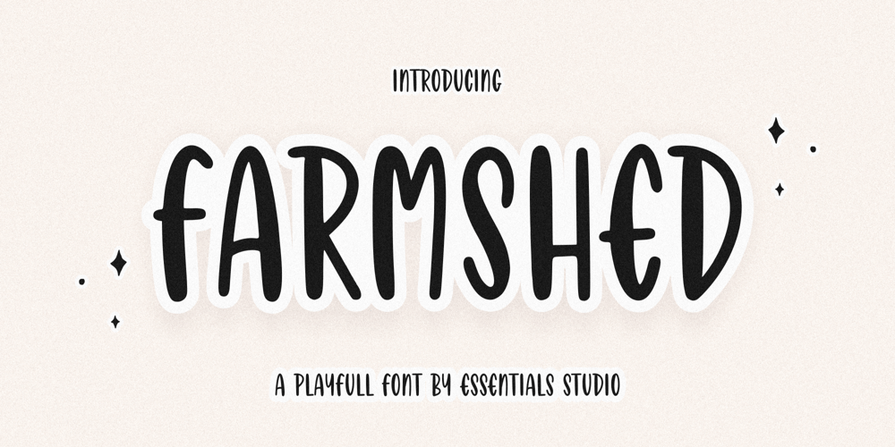 Farmshed font
