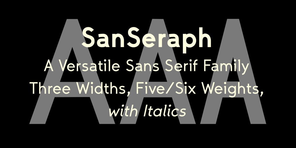 San Seraph font
