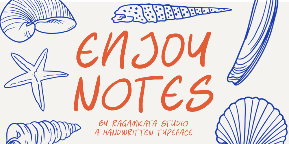 Enjoy Notes font