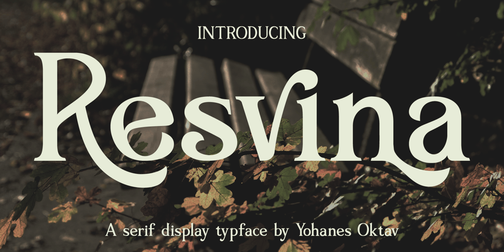 Resvina font