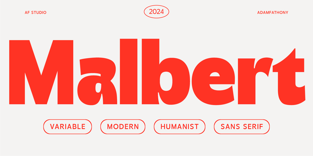 Malbert font