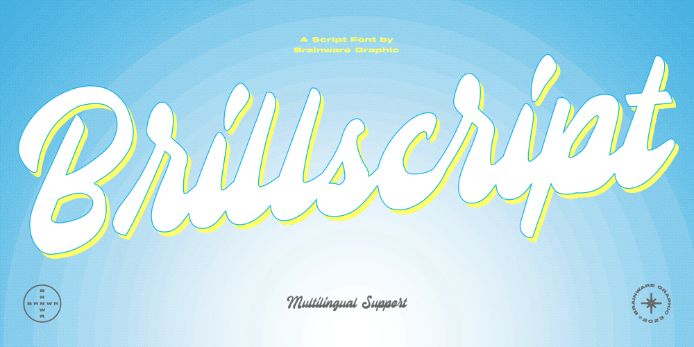 Brillscript font