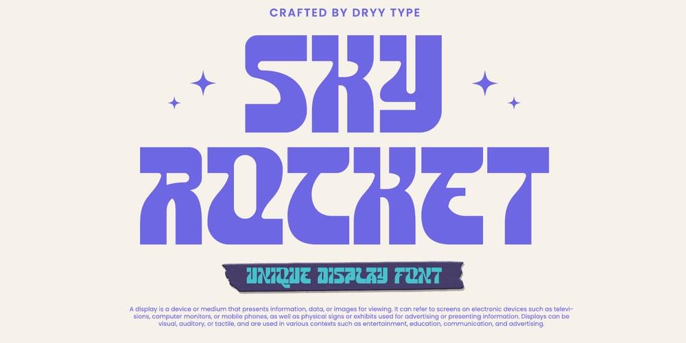 Sky Rocket font