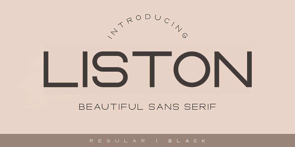 Liston font