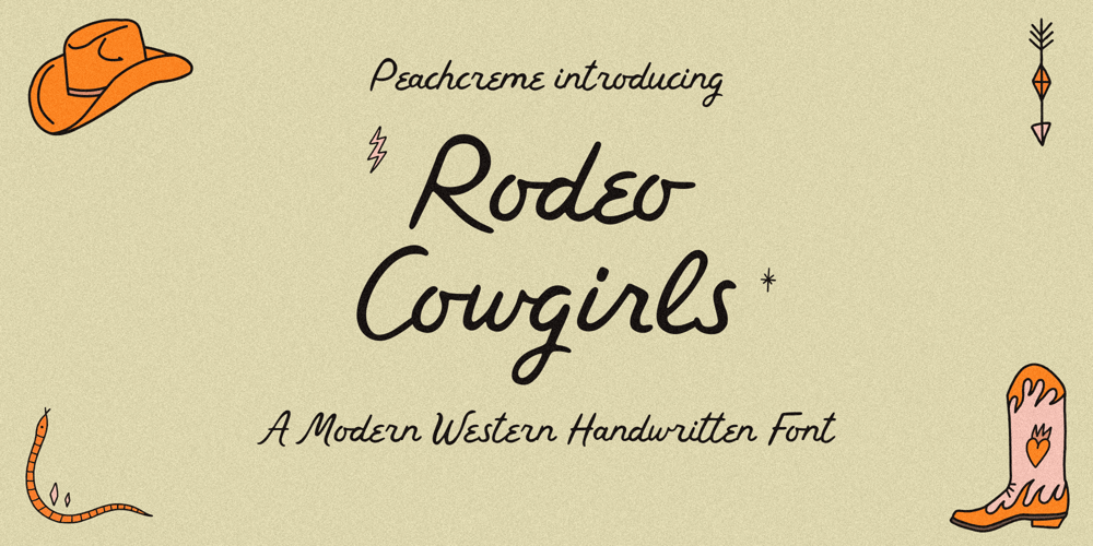 Rodeo Cowgirls font