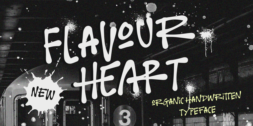 Flavour Heart font