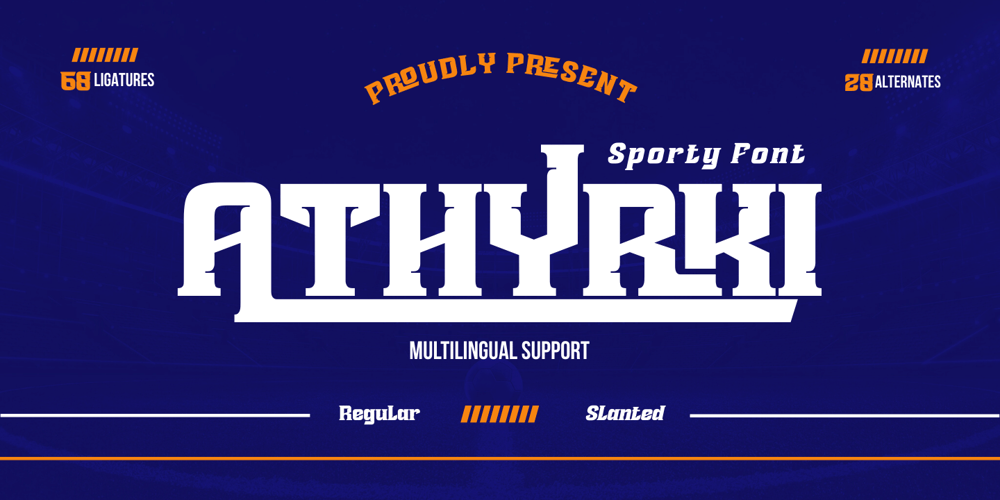 Athyrki font