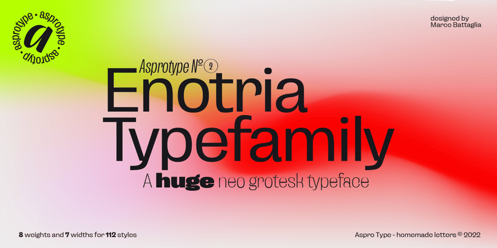 Enotria font