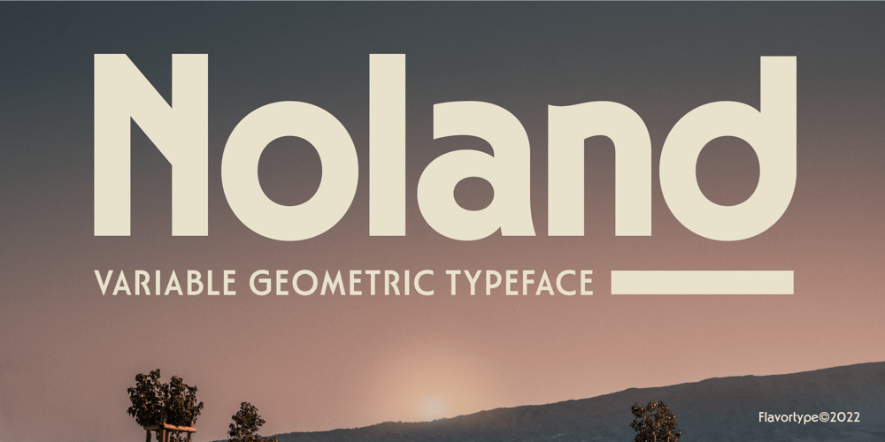 Noland font