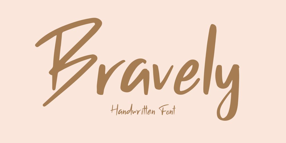 Bravely font