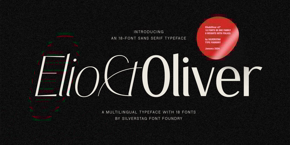 Elio & Oliver v2 font