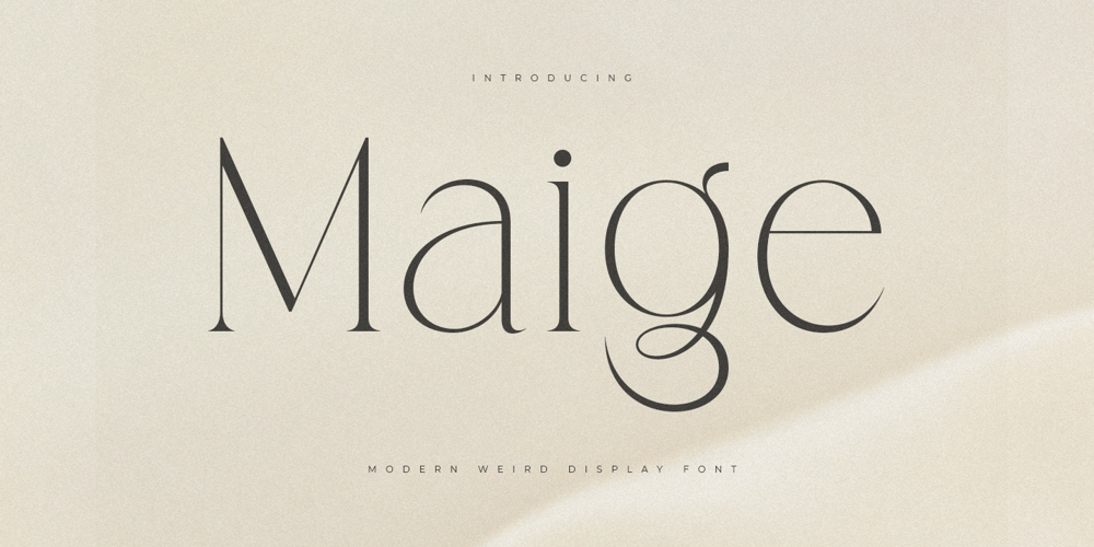 Maige font