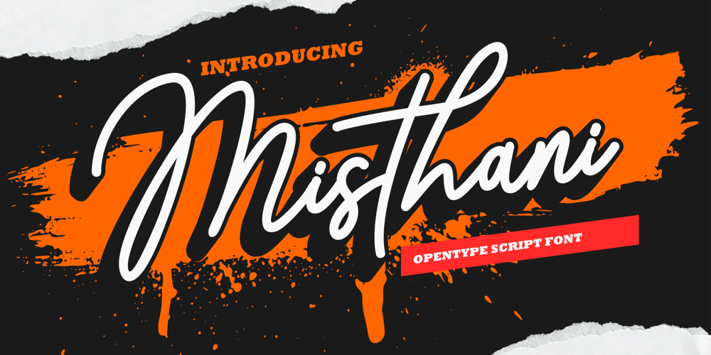 Misthani font