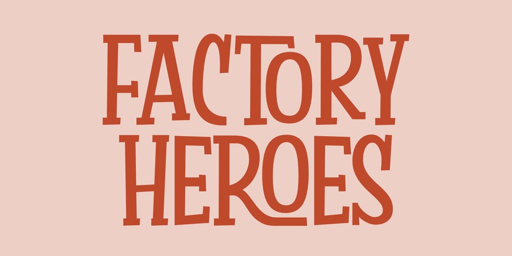 Factory Heroes font