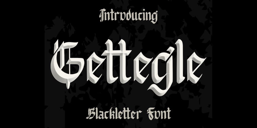Gettegle font