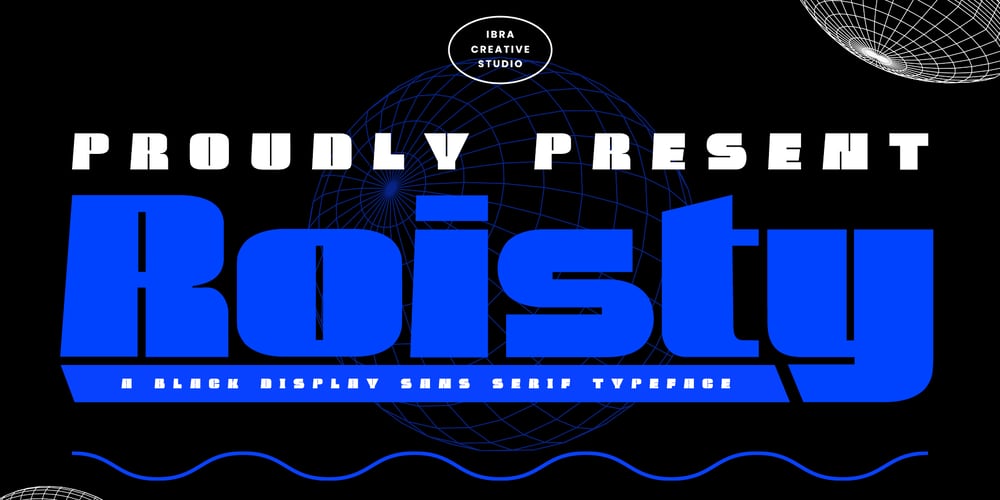 Roisty font