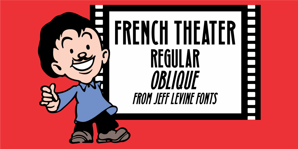 French Theater JNL font