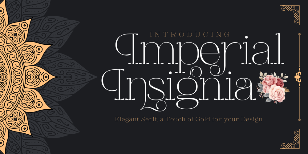 Imperial Insignia font