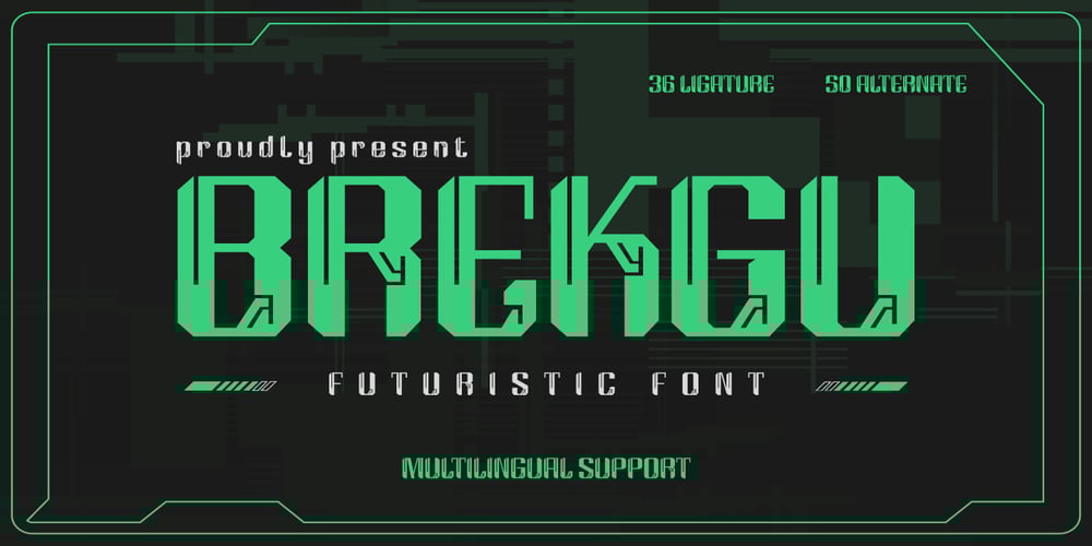 Brekgu font