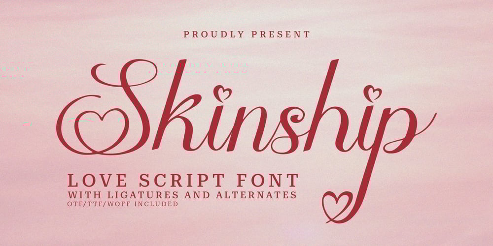 Skinship font