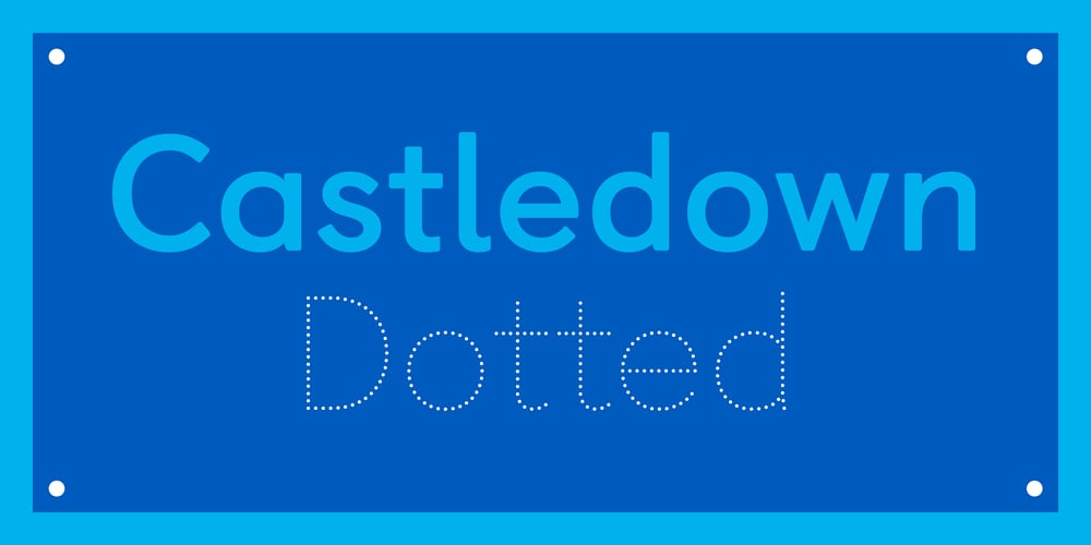 Castledown Dotted font